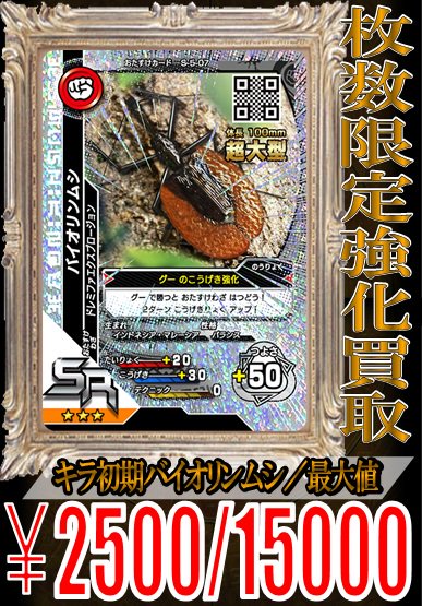新甲虫王者 ムシキング】 買取強化中！！特に激闘編前のカード強く