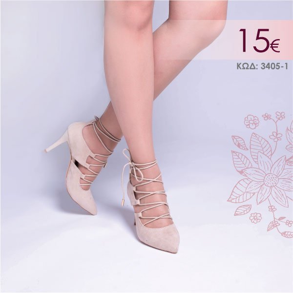 FamousStores's tweet photo. ✨New Arrivals! Γόβα αλκαντάρα lace up με λεπτό τακούνι ύψους 9 εκ  
👉 Αρχική τιμή 30€ ❗ ΤΩΡΑ 15€ 
 Shop online ---> https://t.co/f0MQNCR1NK https://t.co/ouGWsZlSWh