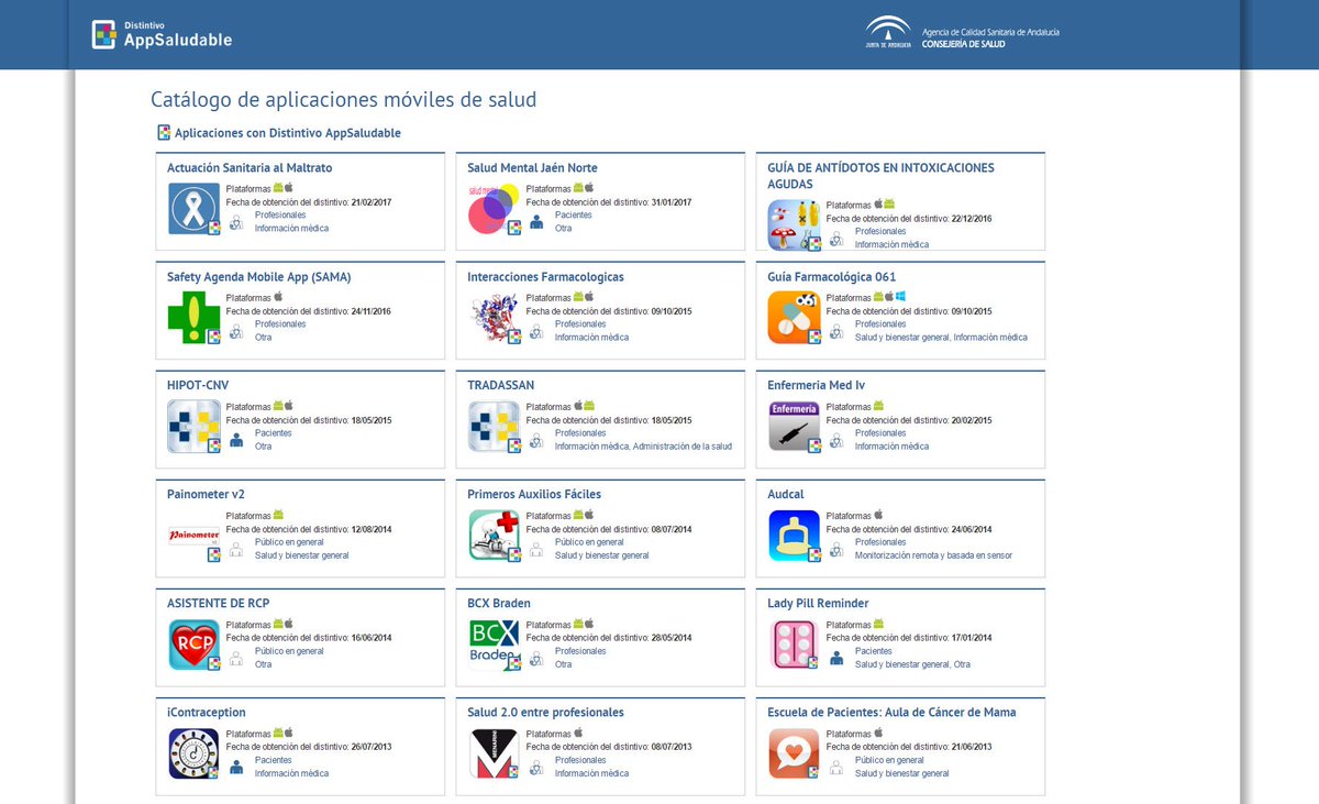 ¡Buenos días! Aquí tienes una selección de #appsalud con garantías de calidad y seguridad: ow.ly/9iB130aW5vz <a href="/CalidadAppSalud/">CalidadAppSalud</a> #mSalud
