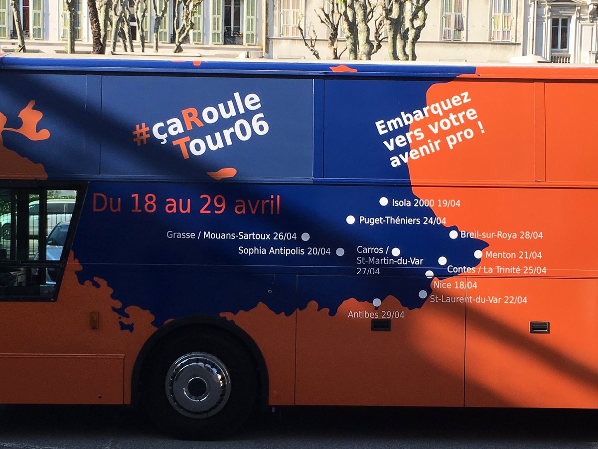BrunoJonchier's tweet photo. Inauguration et lancement du Bus #çaRouleTour06 du #SPRO #NiceEst #Embarquezversvotreavenirpro @ApecPacaCorse #CEP #ORIENTATION https://t.co/6VwNzCI7UI