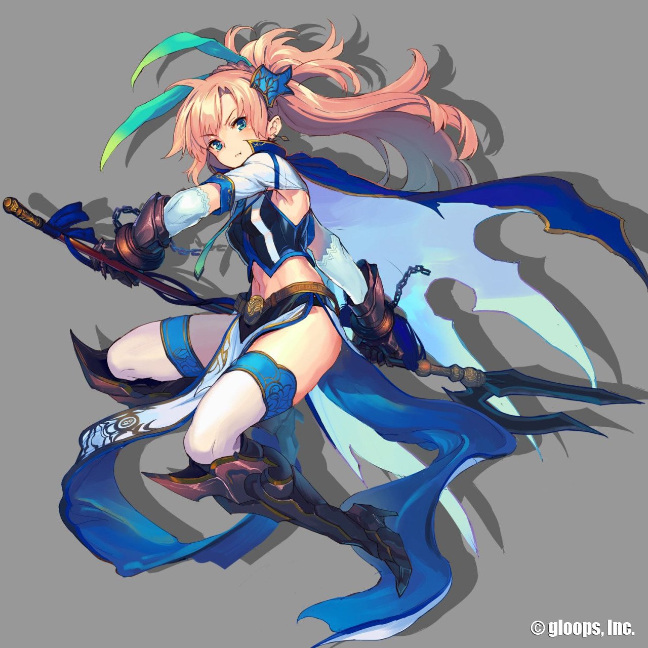 Gloopsイラストレーター公式 スコッピー Peroshiの描いた女の子のイラストだゼ まっつん 槍を構えたポーズに躍動感があってカッコイイー T Co Uwvvnoma1k Gloops グループス T Co Mhwt5uazaq Twitter