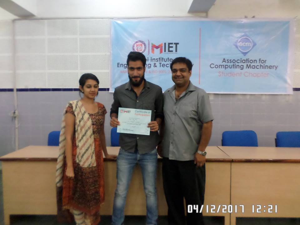 miet_acm's tweet image. The prize distribution for "Web Battle" was carried out. Congratulations to all the winners and the participants!!