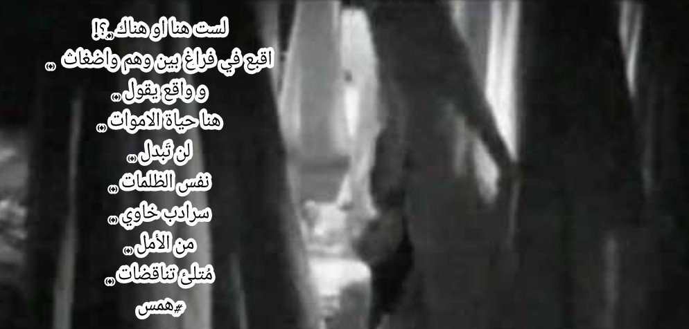 <a href="/FahdDx86/">مختلف 🇸🇦</a> لست هنا او هناك ..؟!

اقبع في فراغ بين وهم واضغاث  ..

و واقع يقول ..

هنا حياة الاموات ..

 لن تَبدل ..

نفس الظلمات ..

سرادب ..

#همس