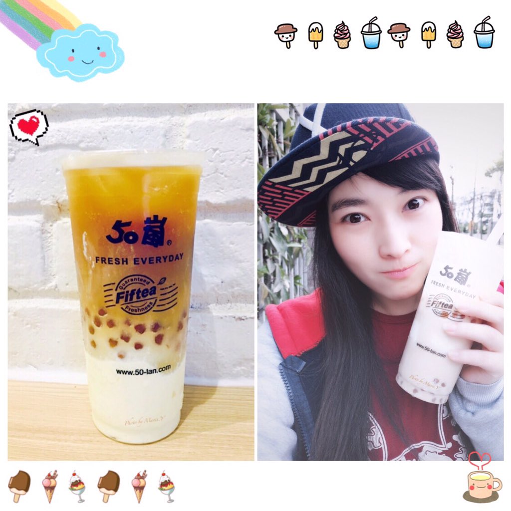 mavisleehom's tweet photo. #50嵐 #Fiftea #奶茶我只喝50嵐 #我是50嵐控 #icecream #oolong #烏龍茶 
我沉迷在50嵐【冰激凌烏龍茶】里無法自拔了！
✨烏龍茶+冰激凌+琥珀珍珠；
簡直完美！
50嵐的冰激凌軟硬適中，吸起來也不費力！配合烏龍的茶香，琥珀珍珠的Q彈！太好喝了！ https://t.co/82mFNLvIWs