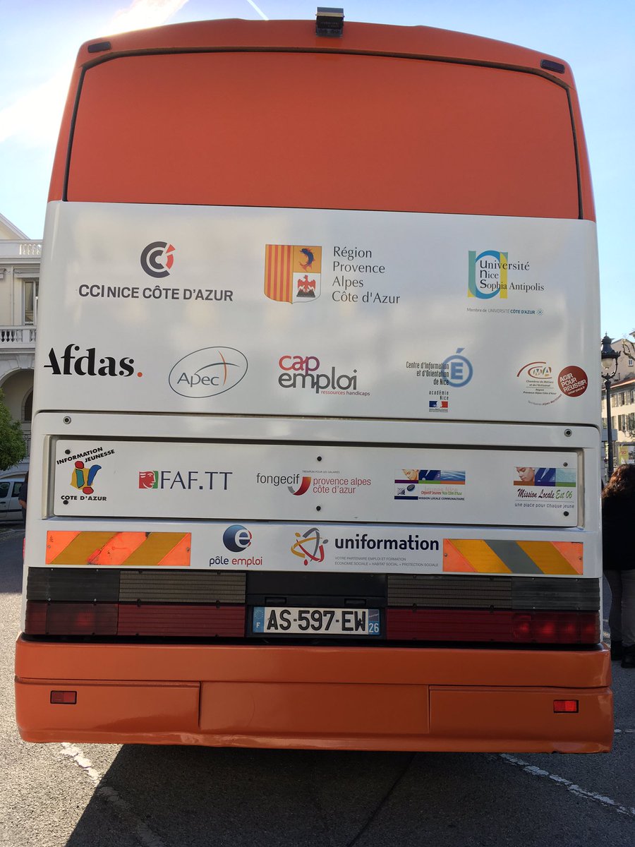 BrunoJonchier's tweet photo. Lancement du Bus #çaRouleTour06 du #SPRO #NiceEst Un guichet unique itinérant @regionpaca #Embarquezversvotreavenirpro @ApecPacaCorse #CEP https://t.co/Vi98zuWUcZ
