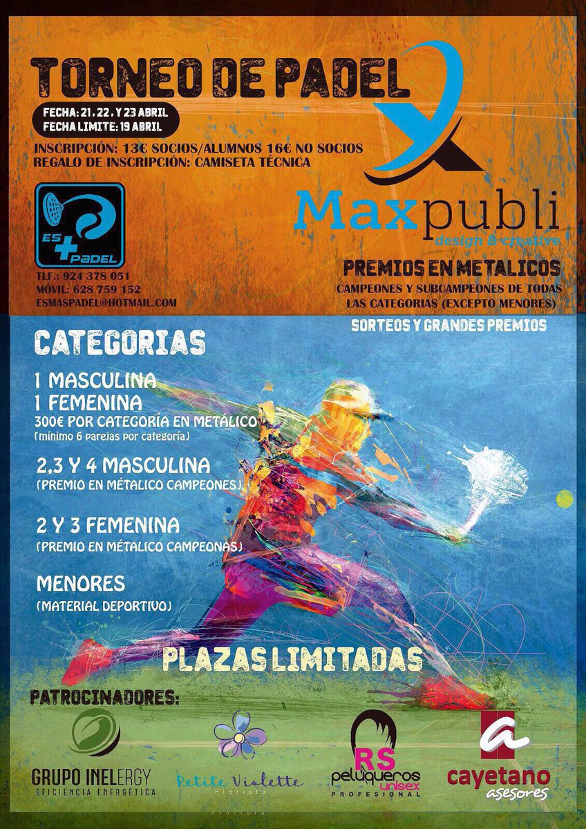 #ultimosdias #esmaspadel #torneo #buenambiente  <a href="/javi_sanchez91/">Javier Sánchez</a> <a href="/vinagre89/">vini</a> <a href="/EdiviaGalan/">EDIVIA</a> <a href="/Sanchez93E/">AlbertoSánchEspadiña</a>