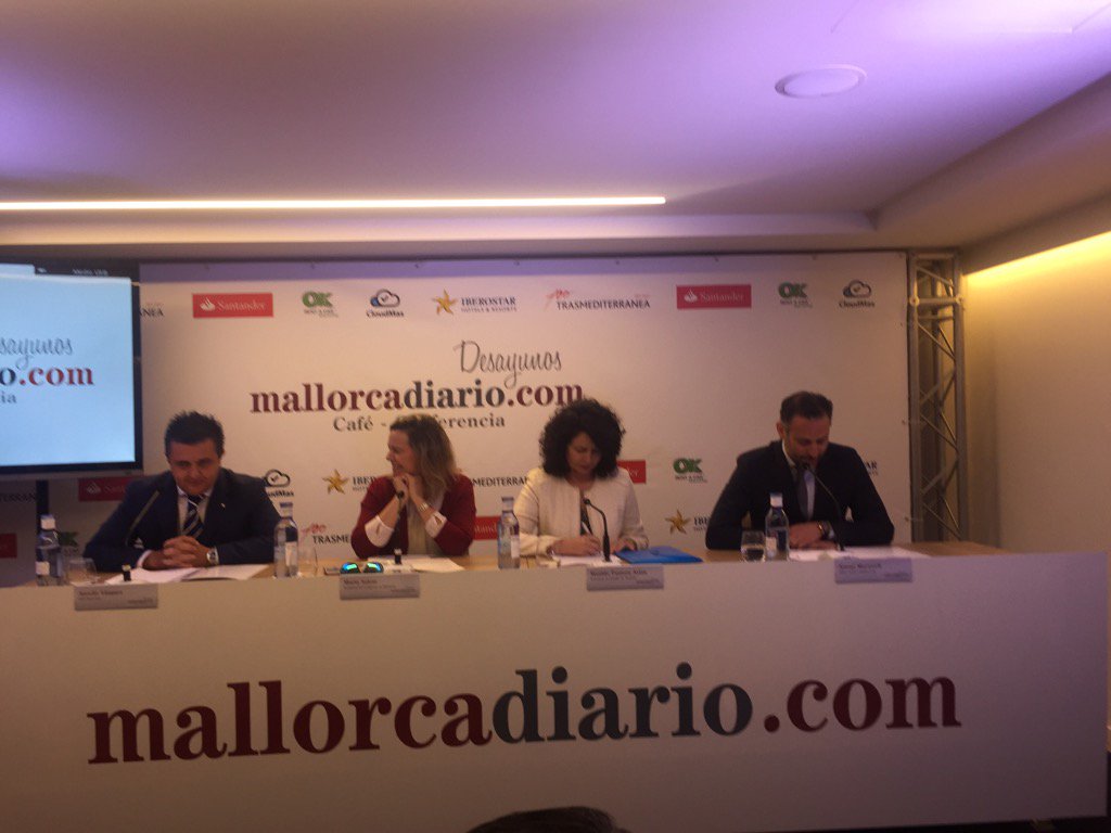 Comenzando los desayunos de mallorcadiario.com. #desayunosmd