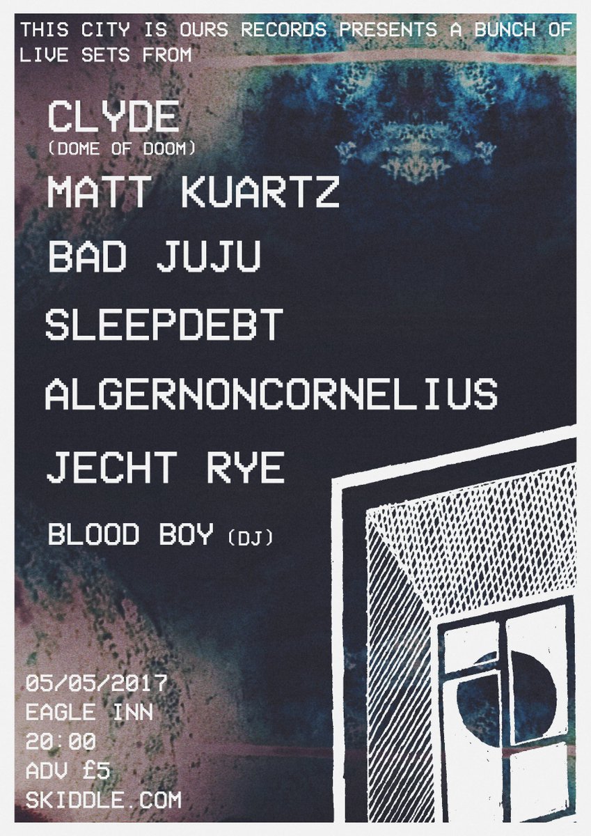 ThisCityIsOurs's tweet photo. Less than 3 weeks. All Live sets All night from the crew + guests @cloudrobotsky & @MattKuartz MCR stand up #DIYTILDEATH @skiddle 4 TIX https://t.co/uT1lq7ZyqE