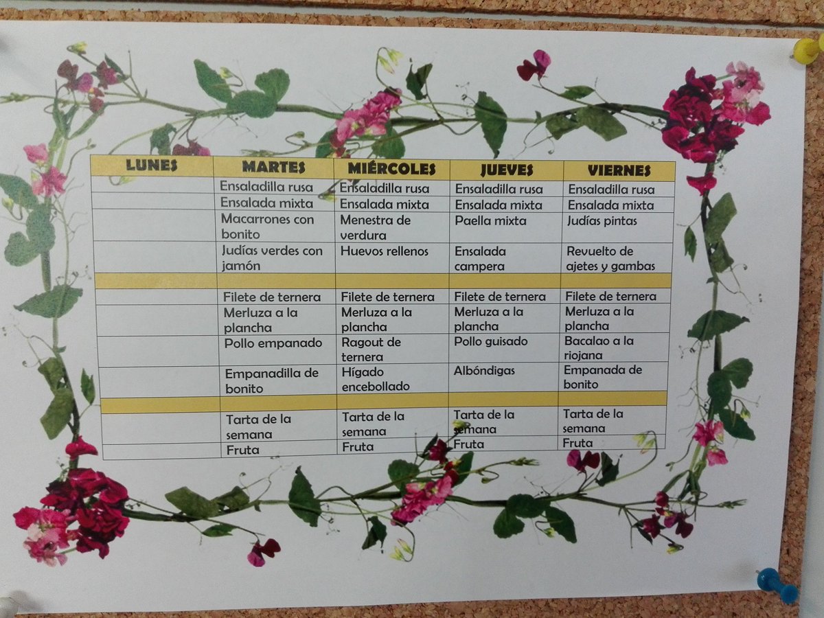 CARIFOODescuni's tweet photo. Os presentamos los menús de esta semana https://t.co/318NbSXxZG