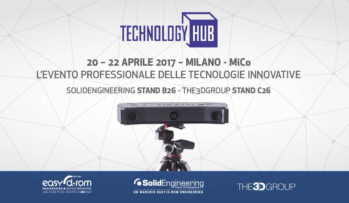 easydrom's tweet image. 20-22 Apr - @THE3DGROUP  e #SolidEngineering vi aspettano al @TechnologyHubMi con #PoppyHumanoid
 goo.gl/zvYyFI