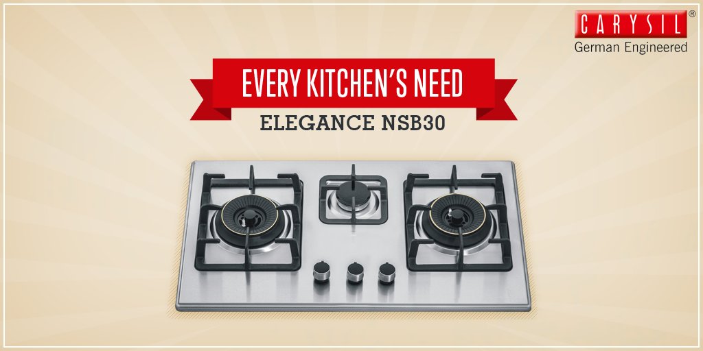 carysil_'s tweet photo. Glam up your kitchen like never before with Carysil’s NSB30
Visit: https://t.co/9meWXVhzym 
#CarysilKitchen #HobTop #CookTop #Kitchen https://t.co/SaNNkpRr5t