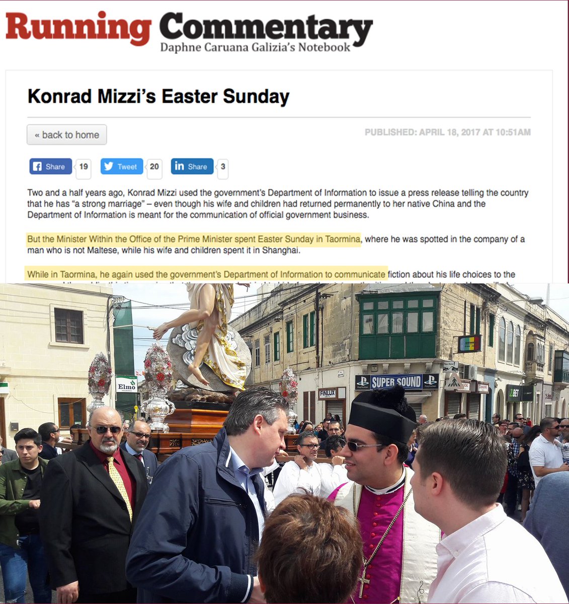 cutajaralex's tweet photo. Yet again, lying hate blogger Daphne Caruana Galizia lies blatantly about @KonradMizzi. #liar #hateblogger https://t.co/CP4M26LXSO