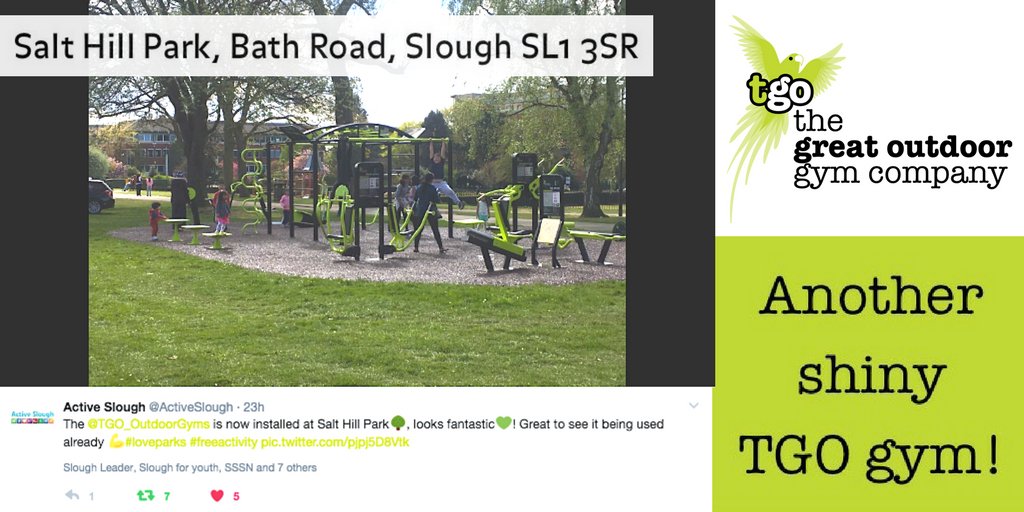 The first of 8 TGO gyms in Slough. Fantastic local commitment to health &amp; wellbeing. Thank you <a href="/SloughLeader/">Councillor Dexter Smith</a> <a href="/SloughCouncil/">Slough Borough Council</a> <a href="/ActiveSlough/">Active Slough</a>