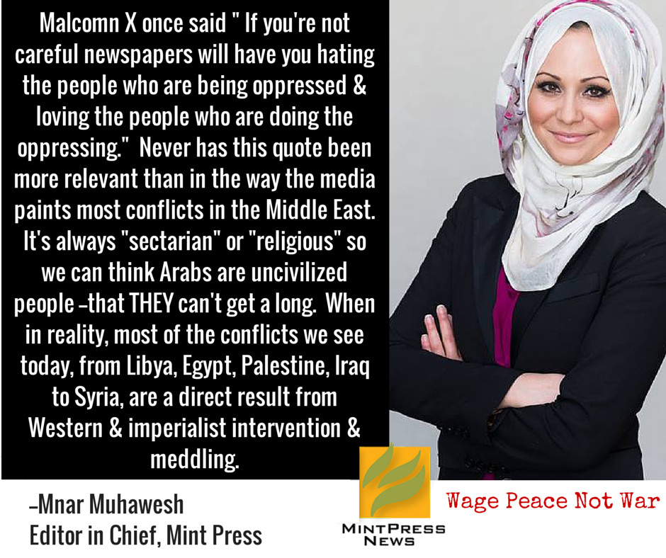 Malcolm X said the media gets the masses to hate the oppressed &amp; love the oppressor.

MintPress frees minds instead.
mpn.news/y/subscribe