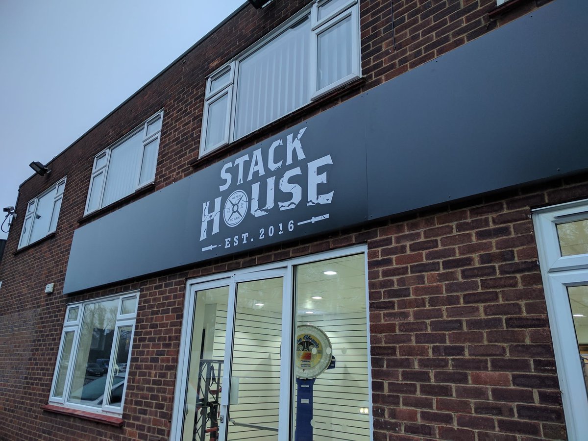 BizImageLewis's tweet image. Recalling another memory, this time, a busy start to the year with external and internal signage for Stack House Gym #BizImage #Signage