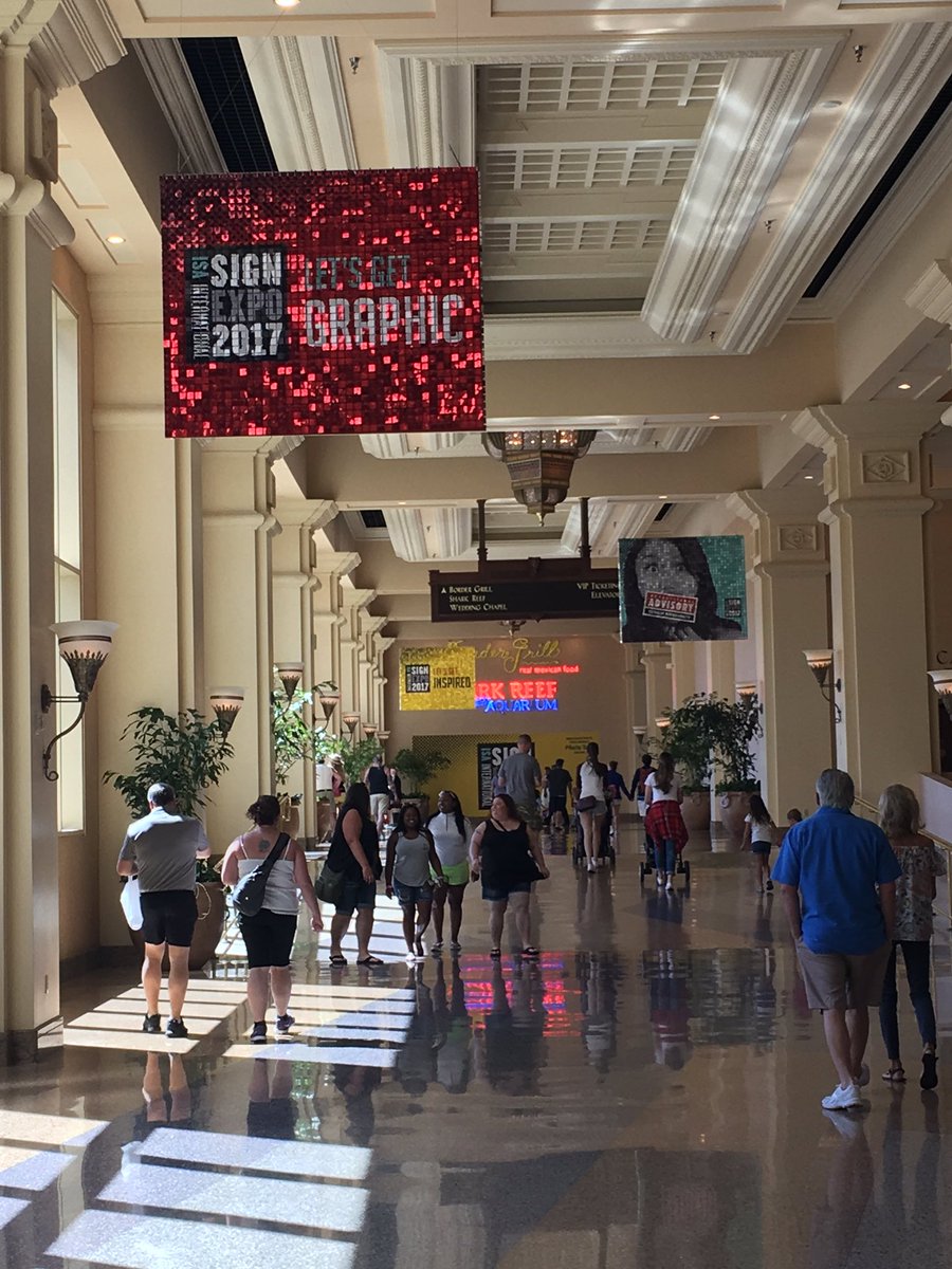 isasignexpo's tweet photo. Everything is coming together in Vegas! RT if you're excited for #signexpo! https://t.co/1zjiTTudKY