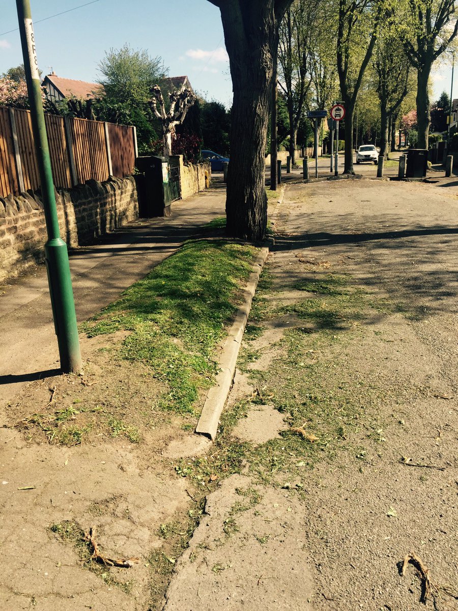 Grass and verges cut in Sherwood right on schedule by Grounds Team. #cleaner #safer #proud