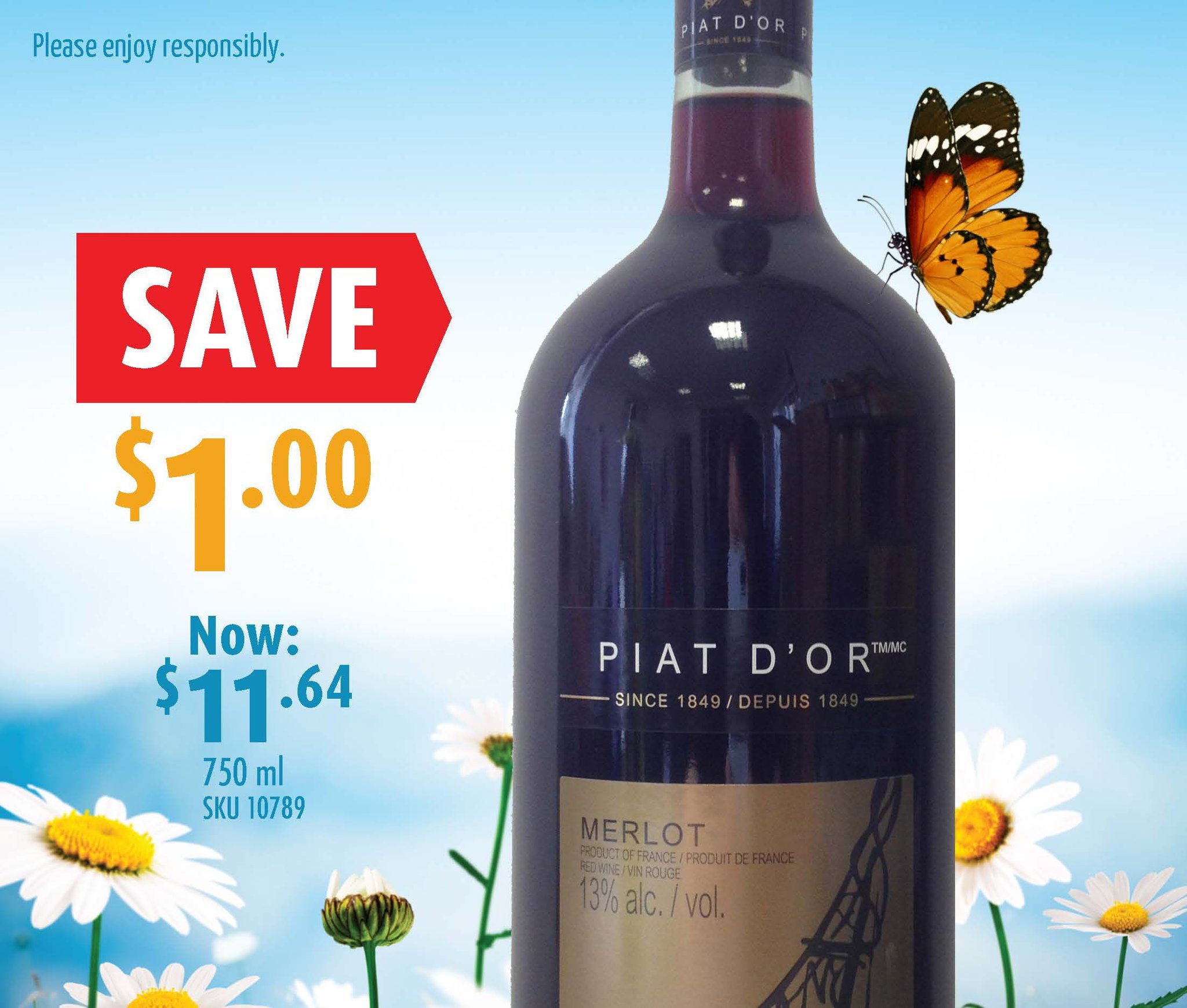 Nlc Liquor Store On Twitter Save On Piat D Or Merlot A Rich Fruit Forward Merlot That S An Ideal Wine To Complement Beef Lamb Or Tomato Based Pasta Dishes Https T Co Jxyv8ggdez