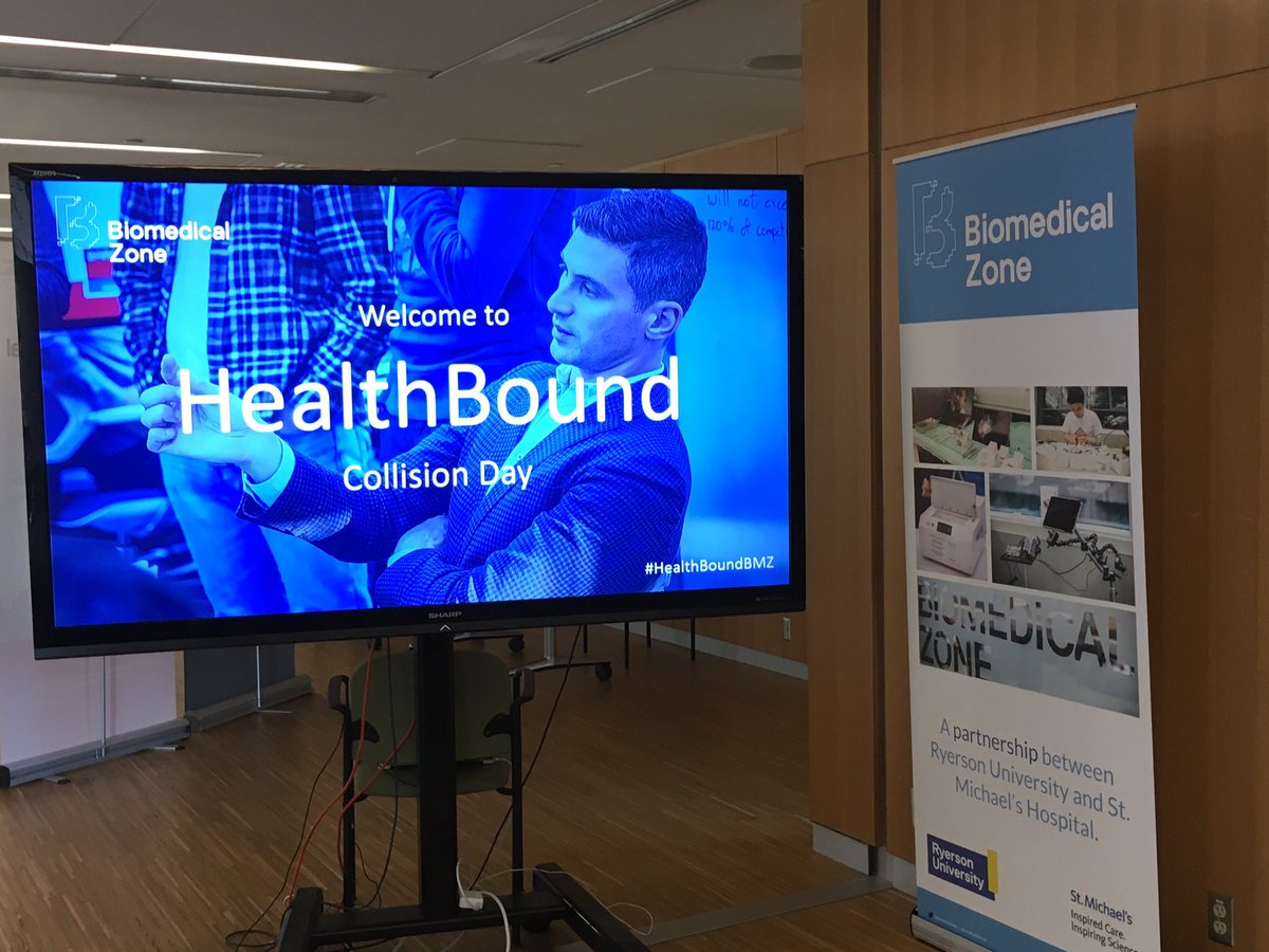 srikanthashish's tweet image. At the @RyersonResearch @BiomedicalZone Collision Day. #Health #HealthboundBMZ