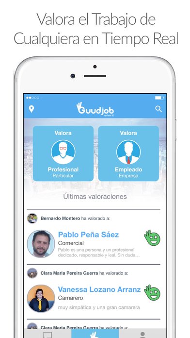 ¡#buenosAppDias!

Reconoce el buen #trabajo de #profesionales en tiempo real con la app de <a href="/Guudjob/">Guudjob</a>!

#guudjob

bit.ly/2pdBKzt