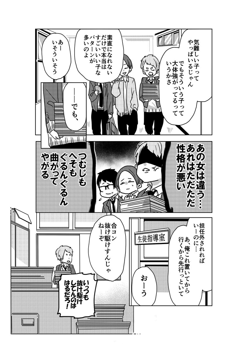 【創作】剛田先生は可愛くない②
「こういう先生いるわ～」って感じの嫌な先生を描いてきたいです。 