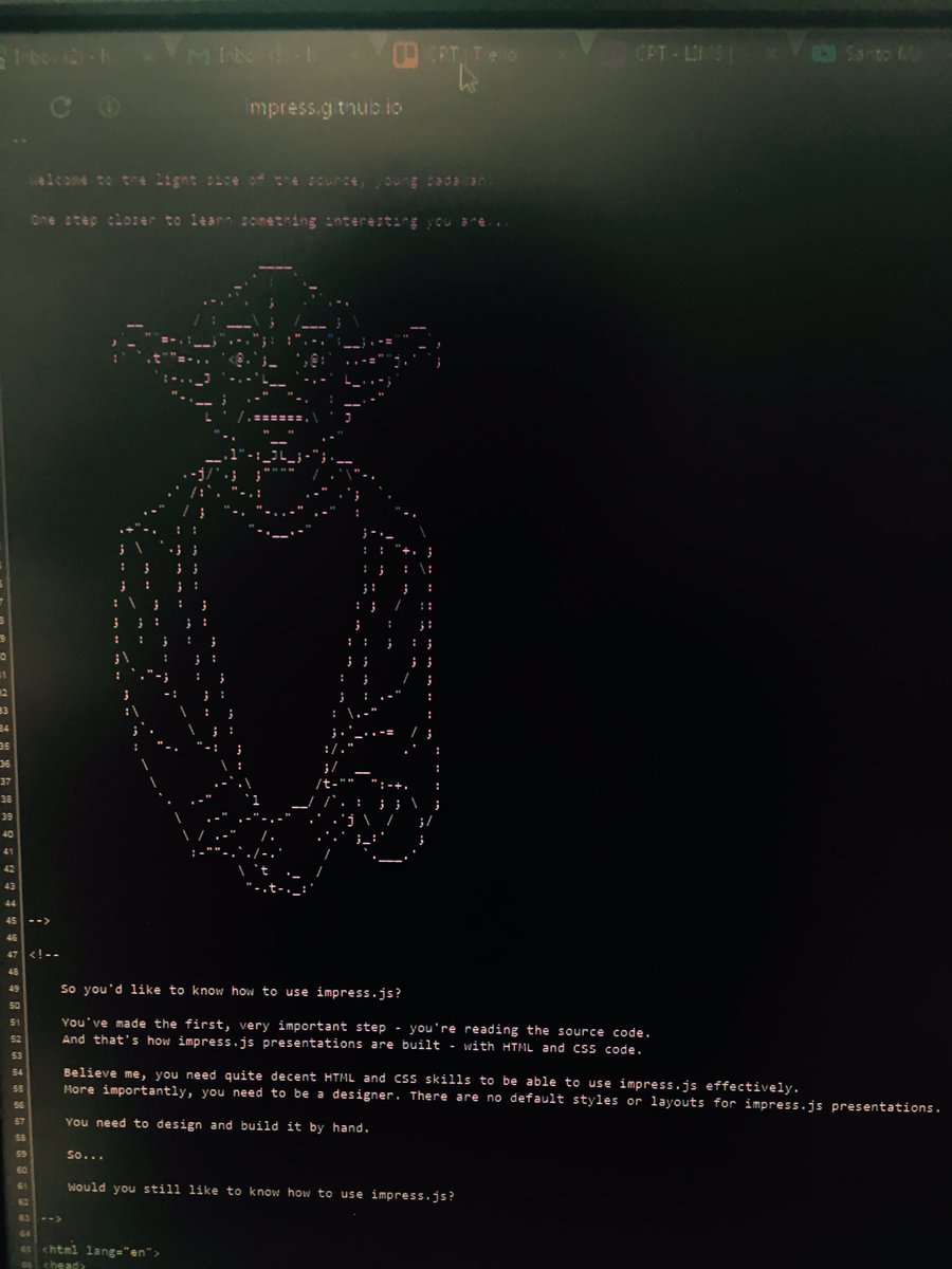 hcanalesmx's tweet image. A nice one from #impressjs #javascript #code #html #Presentation