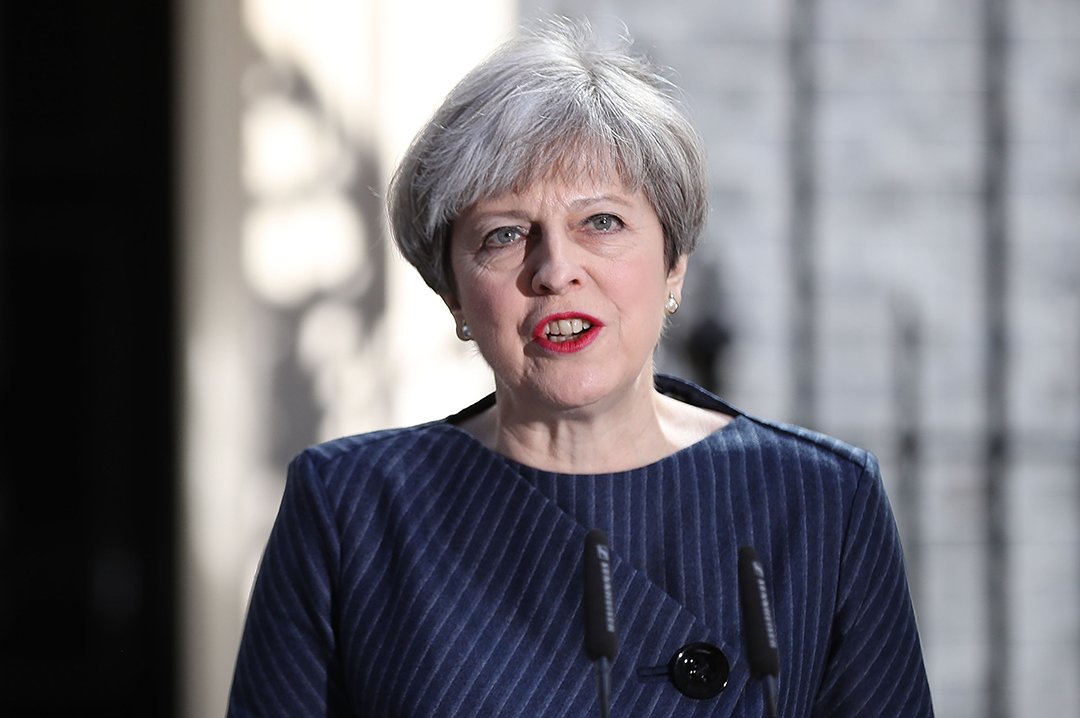 Telegraph's tweet image. Pound recovers after Theresa May announces #GeneralElection
telegraph.co.uk/business/2017/…