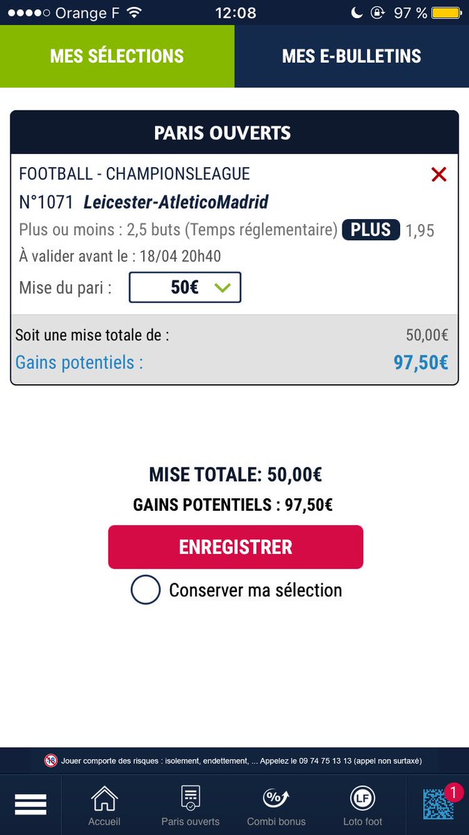 FastProno's tweet image. ⚽️ Prono du jour

#TeamParieur #ParionsSport #Fdj