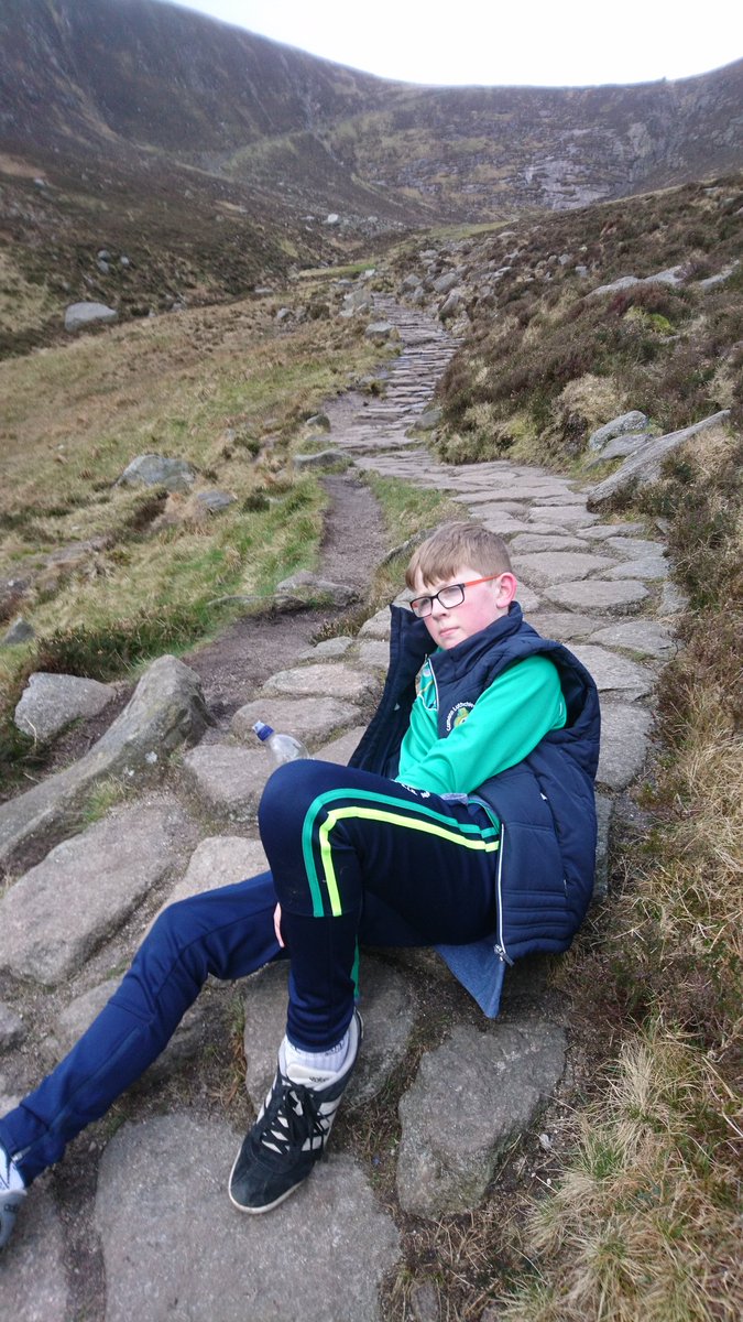 77PaulOShea's tweet photo. Another wee hike done in prep for @NICancerFund Inca trail trek. Brought @weegav70 for company #mournes2peru #Incatrail2017 π΅πͺ π΅πͺ π΅πͺ https://t.co/Dc3QKvvTOK