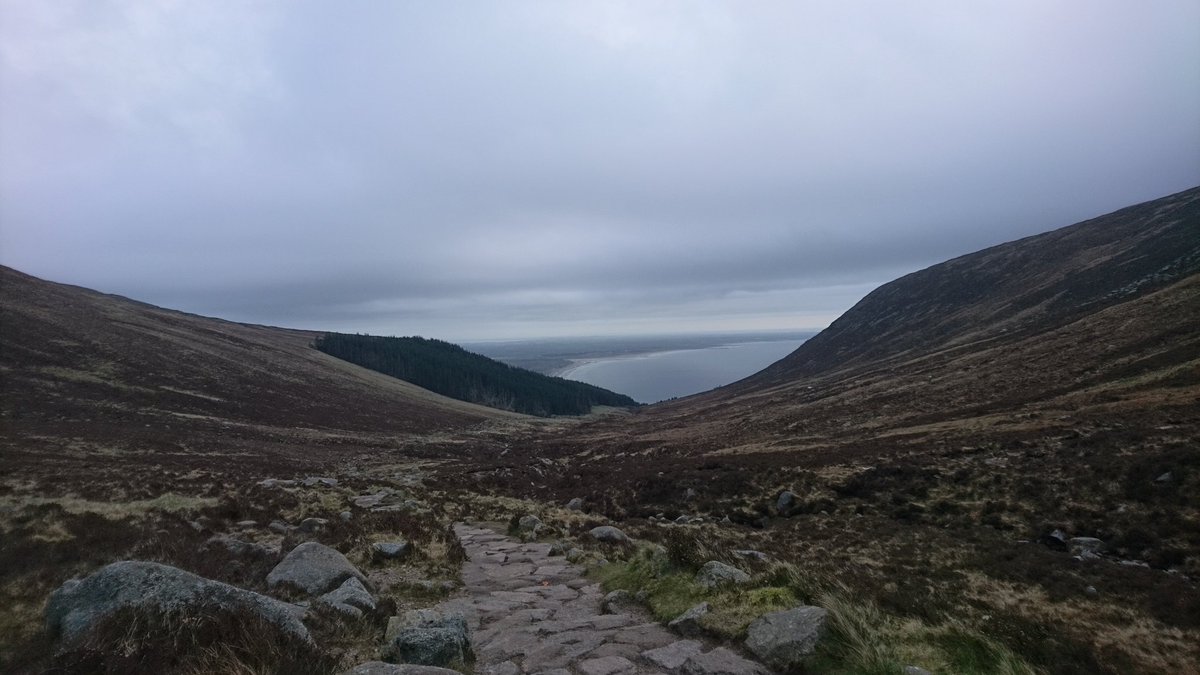 77PaulOShea's tweet photo. Another wee hike done in prep for @NICancerFund Inca trail trek. Brought @weegav70 for company #mournes2peru #Incatrail2017 π΅πͺ π΅πͺ π΅πͺ https://t.co/Dc3QKvvTOK