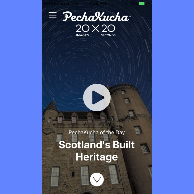 PechaKucha's tweet photo. National Trust of Scotland Architect, Tara Crooke, shares some special estates on the PechaKucha of the Day App https://t.co/yAo89FC9vB https://t.co/UyEcMDn92A