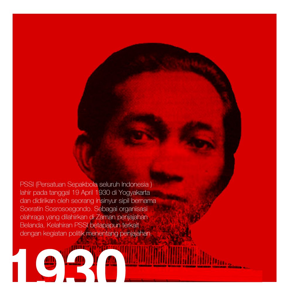 Ir. Soeratin Sosrosoegondo Memulai Perjuangannya Melawan Penjajah Melalui Sepakbola pada tanggal 19 April 1930 silam. #HUTPSSI87