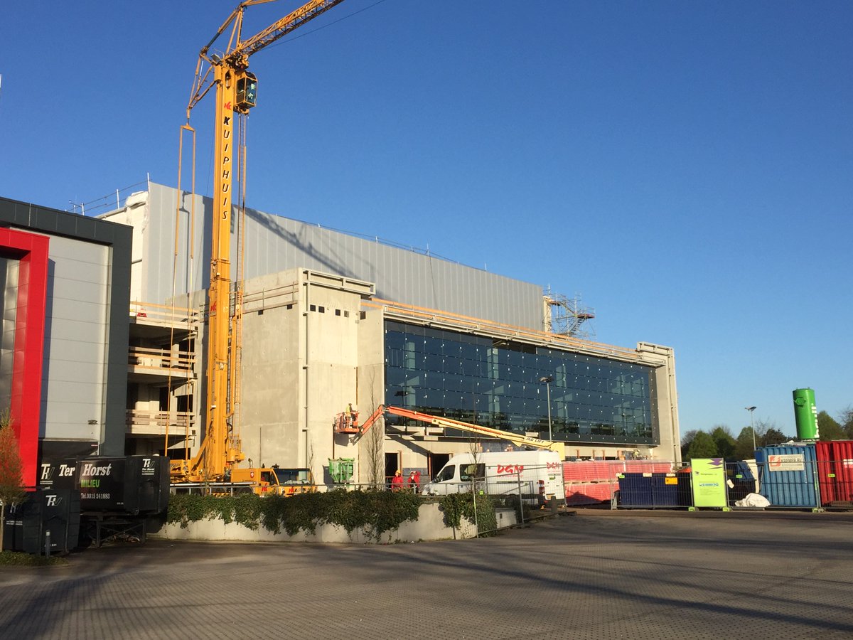 edwinwopereis's tweet photo. Good morning status....clear sky... warehouse extension #Kramp Varsseveld. #KrampInProgress #KrampNL https://t.co/A33mSjTUF5