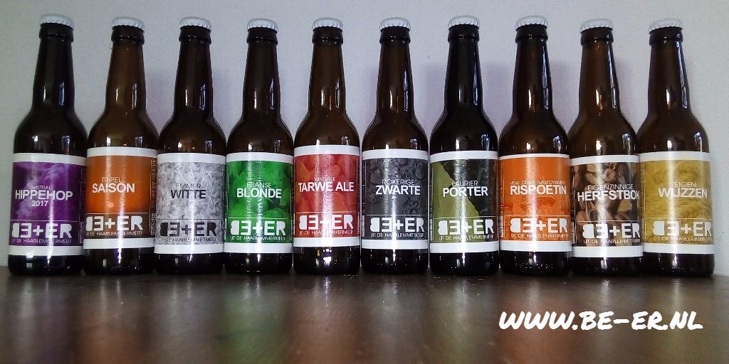 Haarlemmermeers bier van BE+ER <a href="/BEER_Brouwers/">BE+ER V.O.F.</a>. Dat smaakt toch naar meer! Kom naar stand 2 tijdens de Ondernemersbeurs