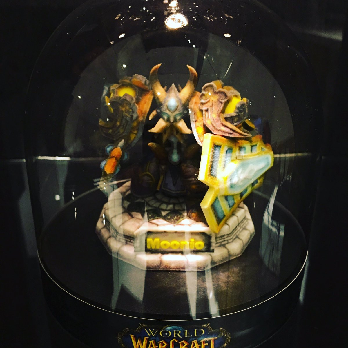 FDPunch's tweet photo. Immortalised and on display #figureprints #worldofwarcraft https://t.co/jlJMOBePOY