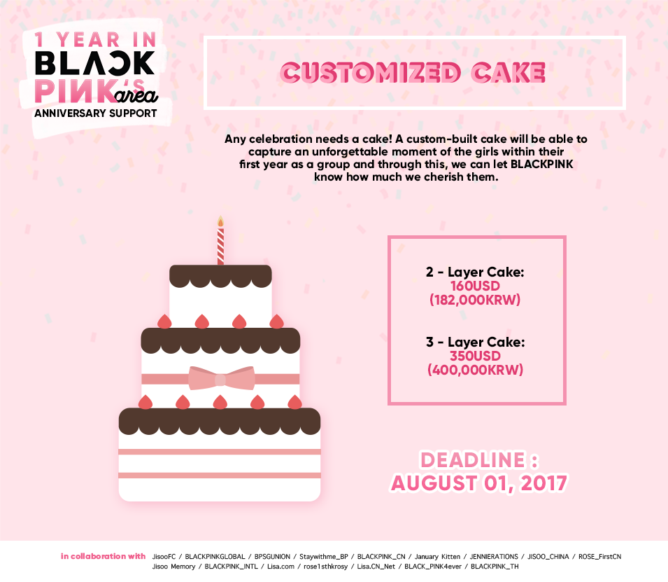 BPSG_0808's tweet photo. [BLACKPINK ANNIVERSARY SUPPORT
#1YearInBLACKPINKsArea 08.08.2017]
03. Customized Cake
https://t.co/GSvtvBadNG

#BLACKPINK #블랙핑크 https://t.co/OOPH4ssoSR