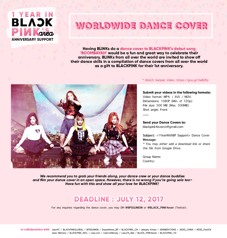 BPSG_0808's tweet photo. [BLACKPINK ANNIVERSARY SUPPORT
#1YearInBLACKPINKsArea 08.08.2017]
07. Worldwide Dance Cover
https://t.co/GSvtvBadNG

#BLACKPINK #블랙핑크 https://t.co/T6ZlZNDqFM