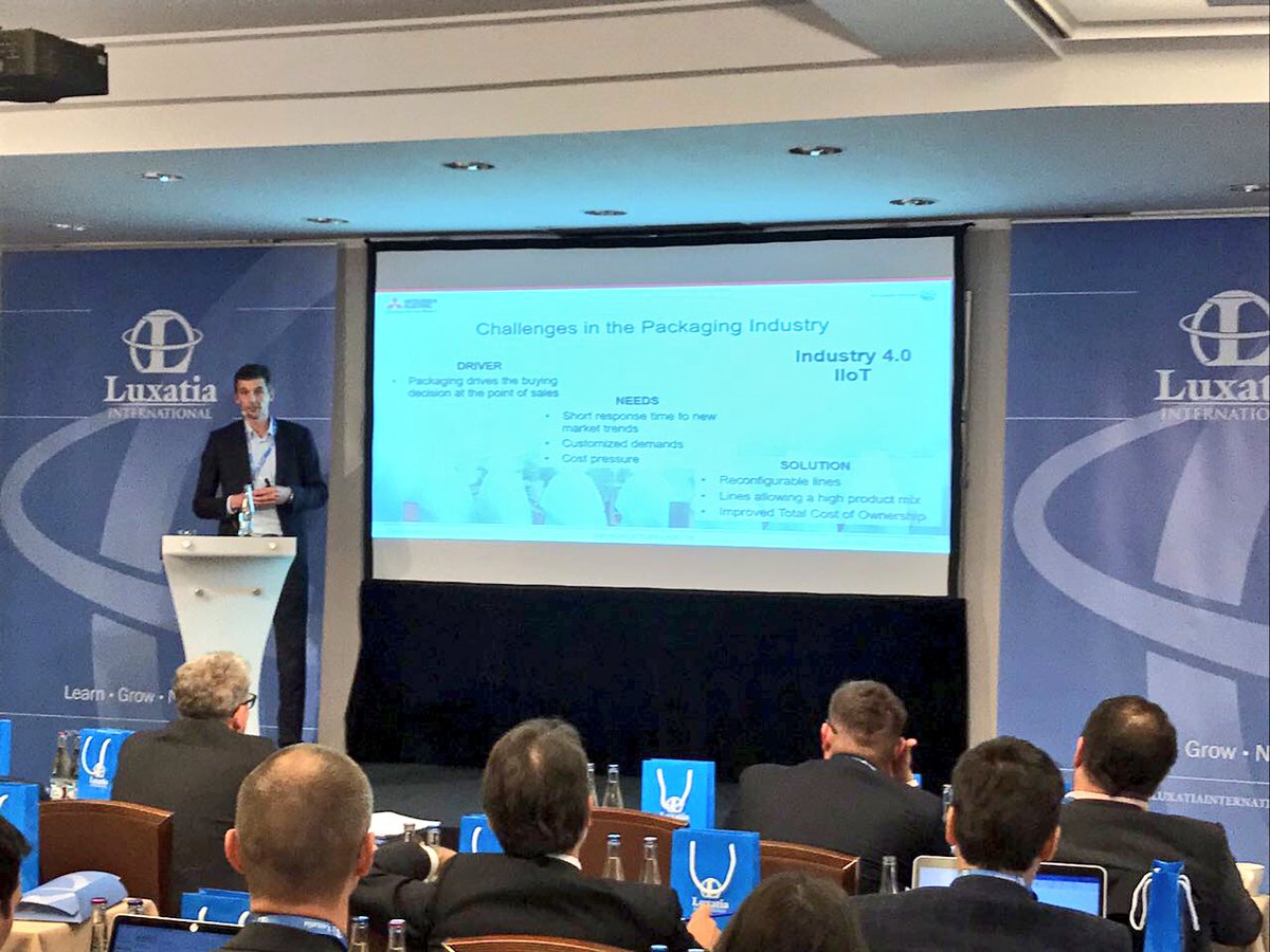Luxatia_intl's tweet photo. We thank Klaus Peterson @ME_Europe for his inspiring speech on Carriage Systems @ the past #SmartManufacturing2017 #summit https://t.co/Cu3TapmUV1