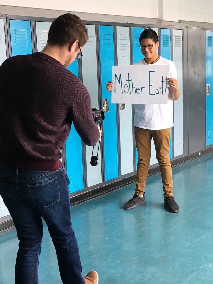 AYLP creating a short video message for all Educators! Stay tuned...<a href="/StJohnsHSTigers/">St John's HS</a> @WinnipegSD