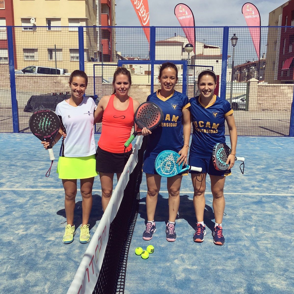 Debutem al Campionat d'Espanya Universitari amb @esportsub contra la parella n.3 del mon 🙊🙈 perdem 61 61 pero amb el cap ben alt👌💪un plaer!