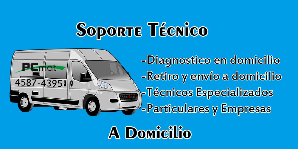 PC_mat's tweet image. Exclusivo servicio de retiro y entrega a domicilio. Comunicate con nosotros al 4587-4395 y solicita tu turno!