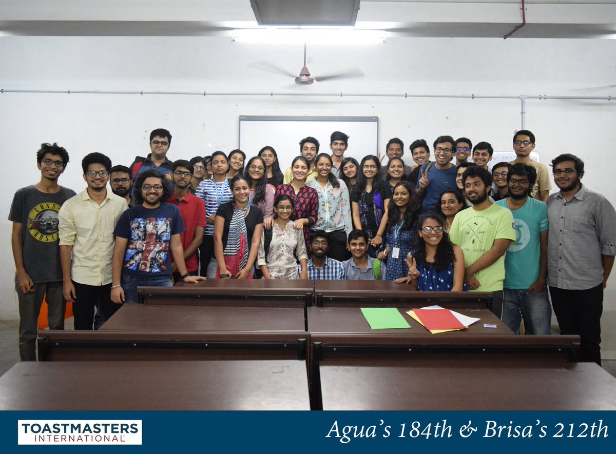 An after-picture from Brisa 212 &amp; Agua 184. Brisa-Agua combined session themed Roastmasters International