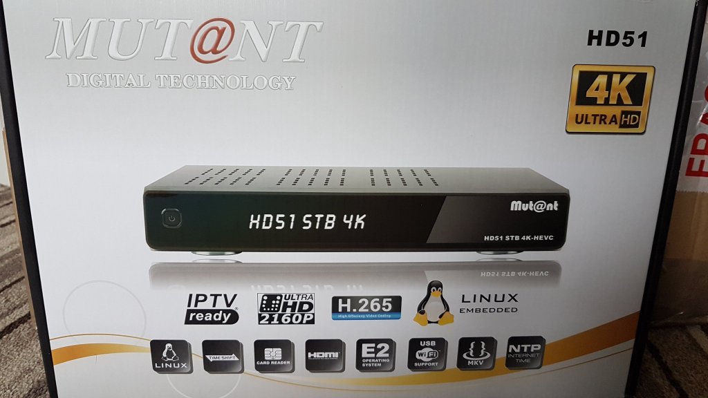 Gboxmod13's tweet photo. Mutant hd51 4k dual satellite  box with kodi 500gb hdd fitted £260 https://t.co/u1Qndo7FYl