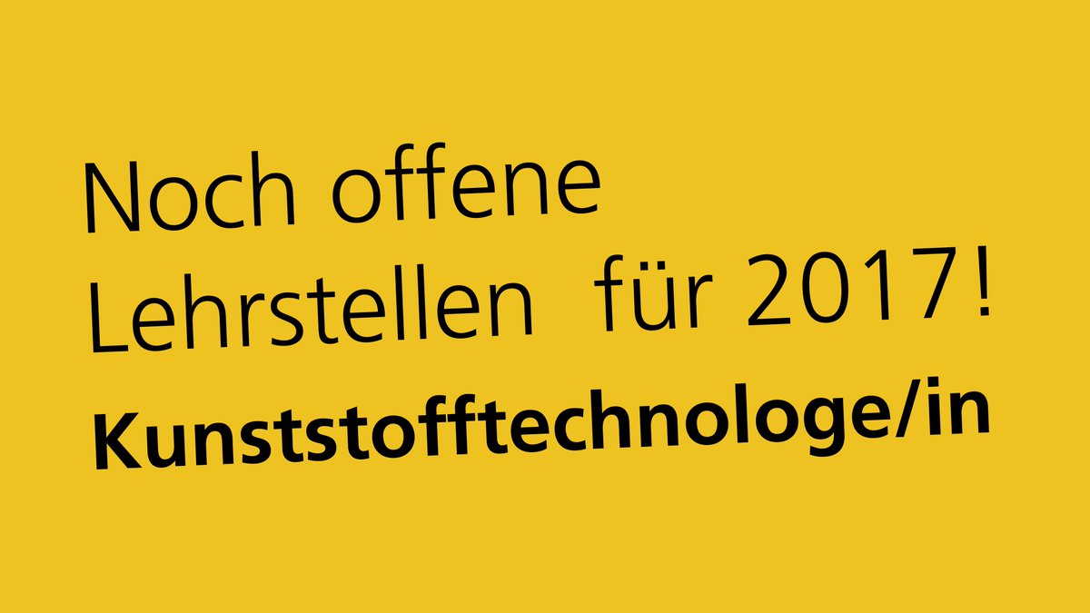 wibilea_ch's tweet photo. Letzte offene #Lehrstelle bei der #wibilea mit Start im nächsten August:  #kunststofftechnologe Jetzt bewerben! https://t.co/GLOqjjz9lS