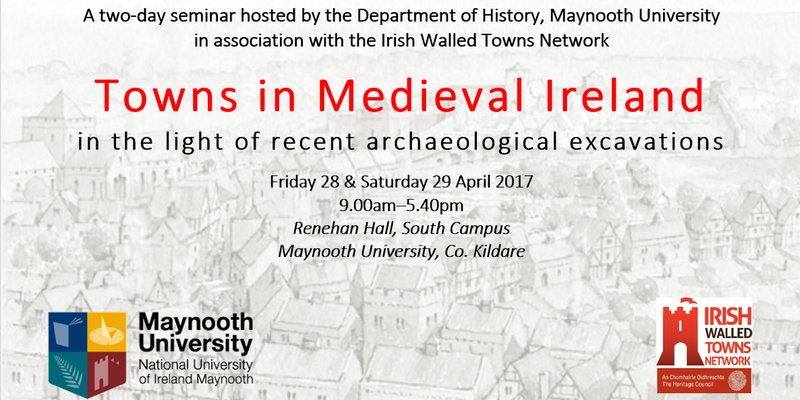Very interesting conf. in <a href="/MaynoothUni/">Maynooth University</a> Apr.28/29! 
"Towns in Medieval Ireland"
bitly.com  #IrishStudies #twitterstorians