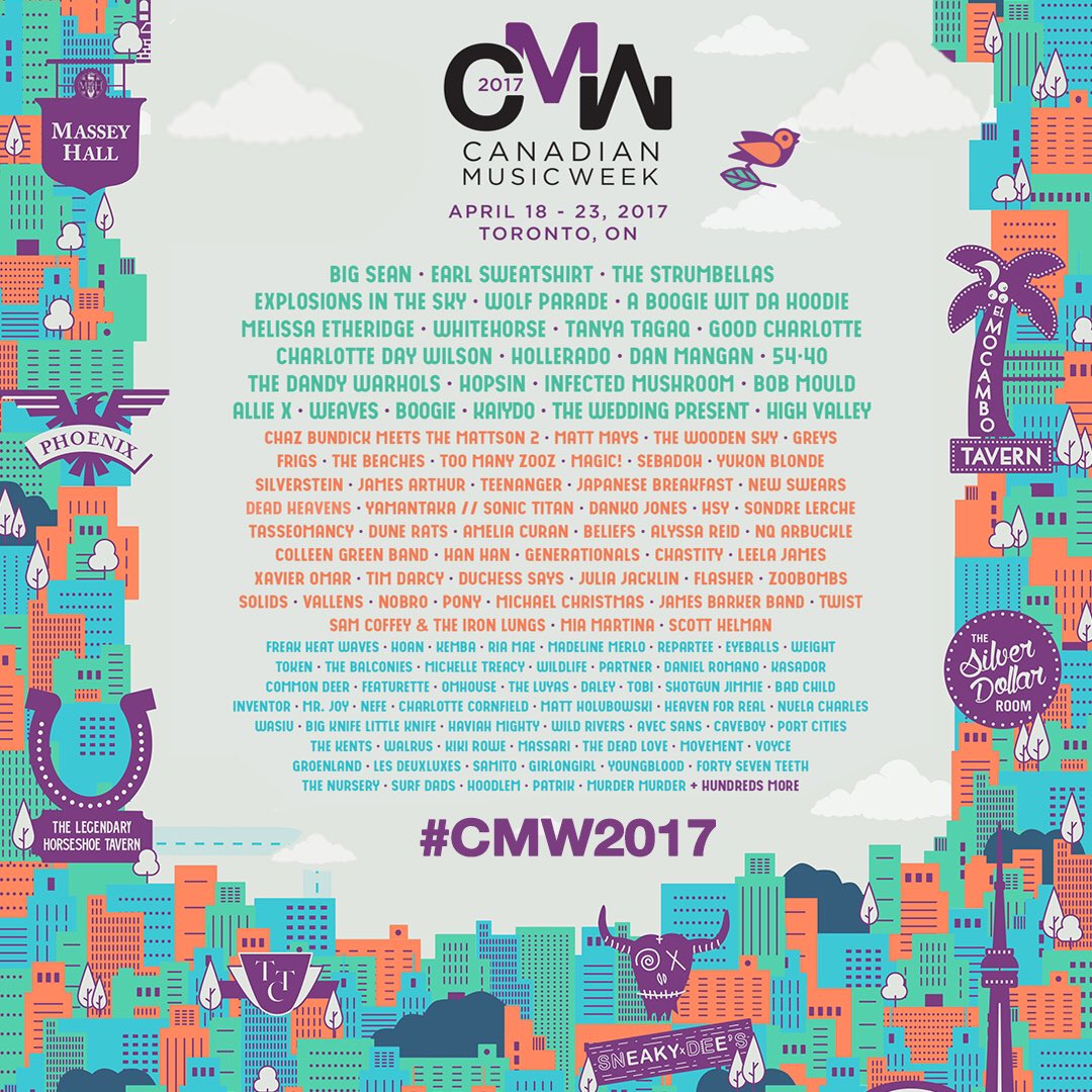 Good morning :) #CMW2017 is here