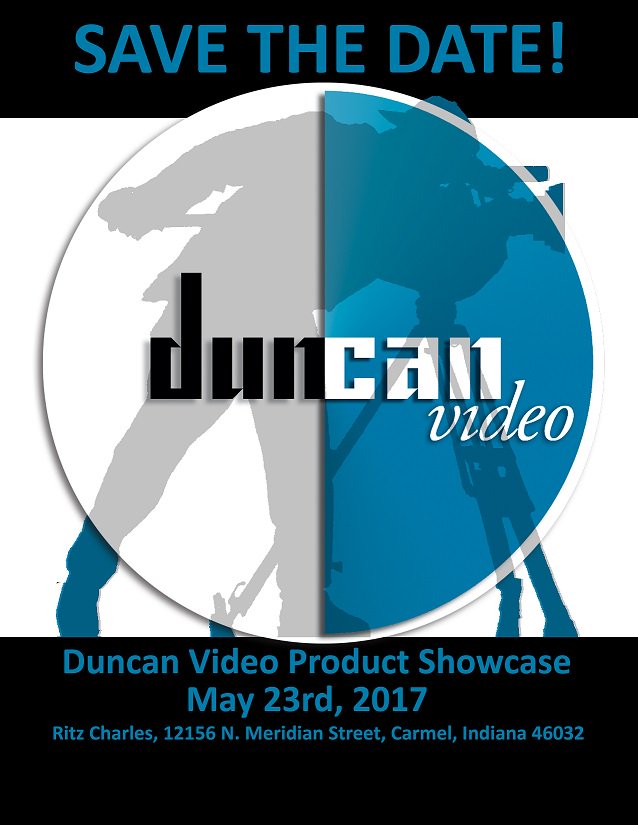 DuncanVideo's tweet image. Guys and Gals, it's that time of the year. Save the date for our annual @DuncanVideo Product Showcase featuring industry leading gear!