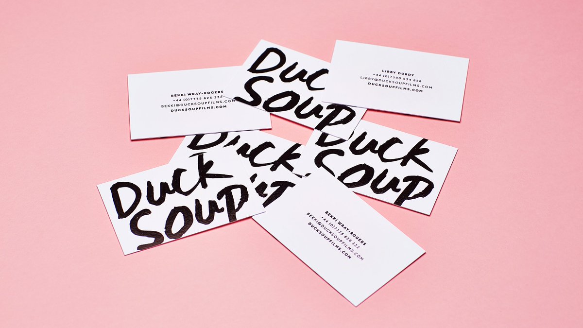 Branding for production company Duck Soup ducksoupfilms.com