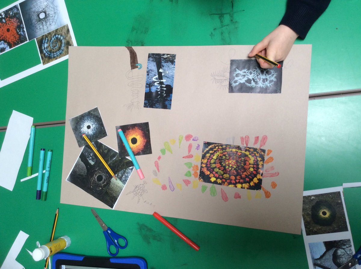 Year6LLEAVERS's tweet image. Creating our mood boards as we begin to look at the works of Andy Goldsworthy...

#art
#andygoldsworthy
#repeatedpatterns