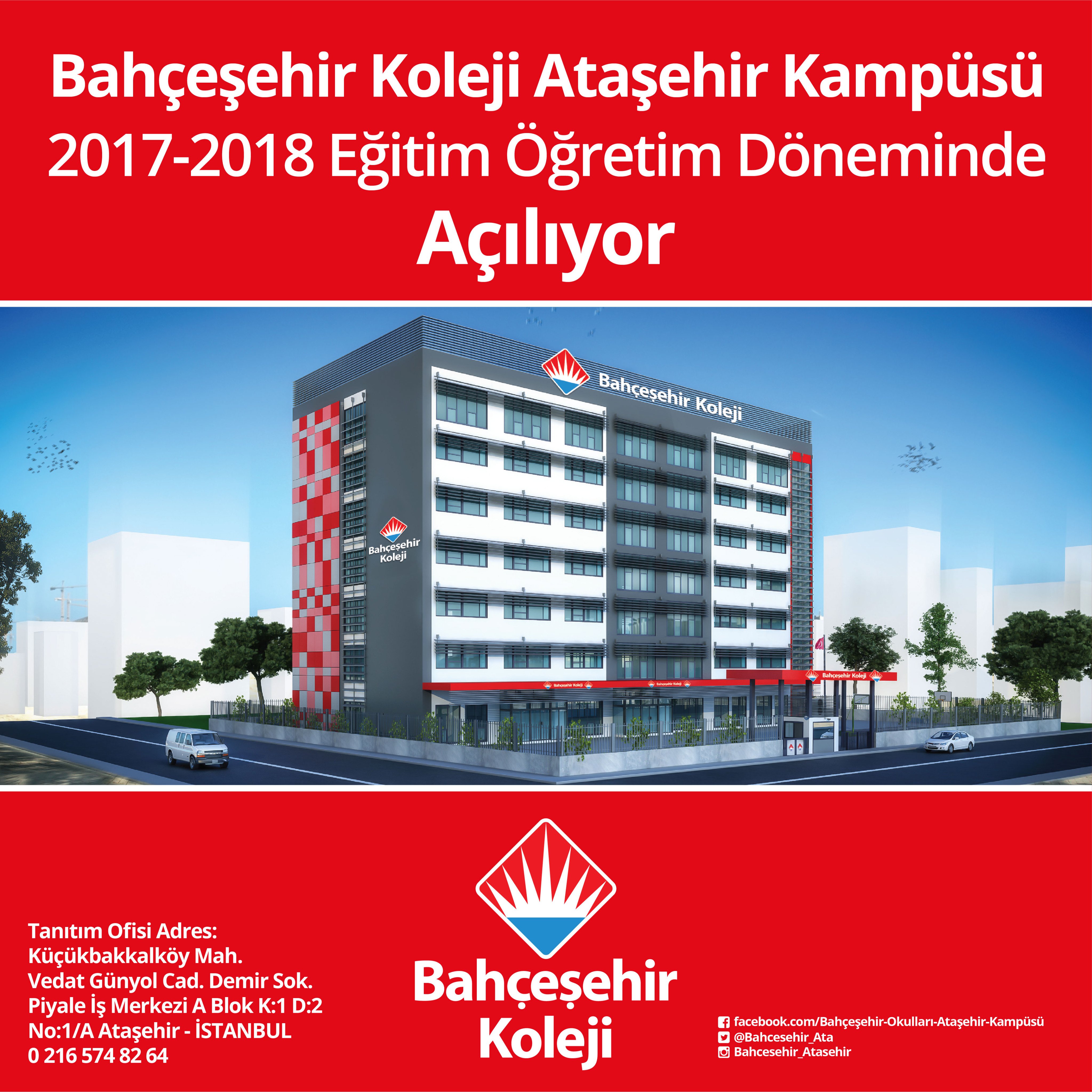 bahcesehir koleji on twitter bahcesehir koleji atasehir kampusu 2017 2018 egitim ogretim doneminde aciliyor https t co gjirst0mds twitter